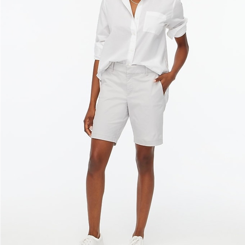 J. Crew Light White Women's Bermudas NWT